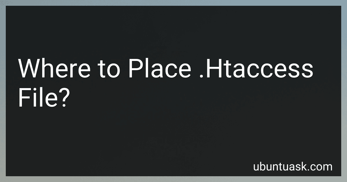 Where to Place .Htaccess File? image