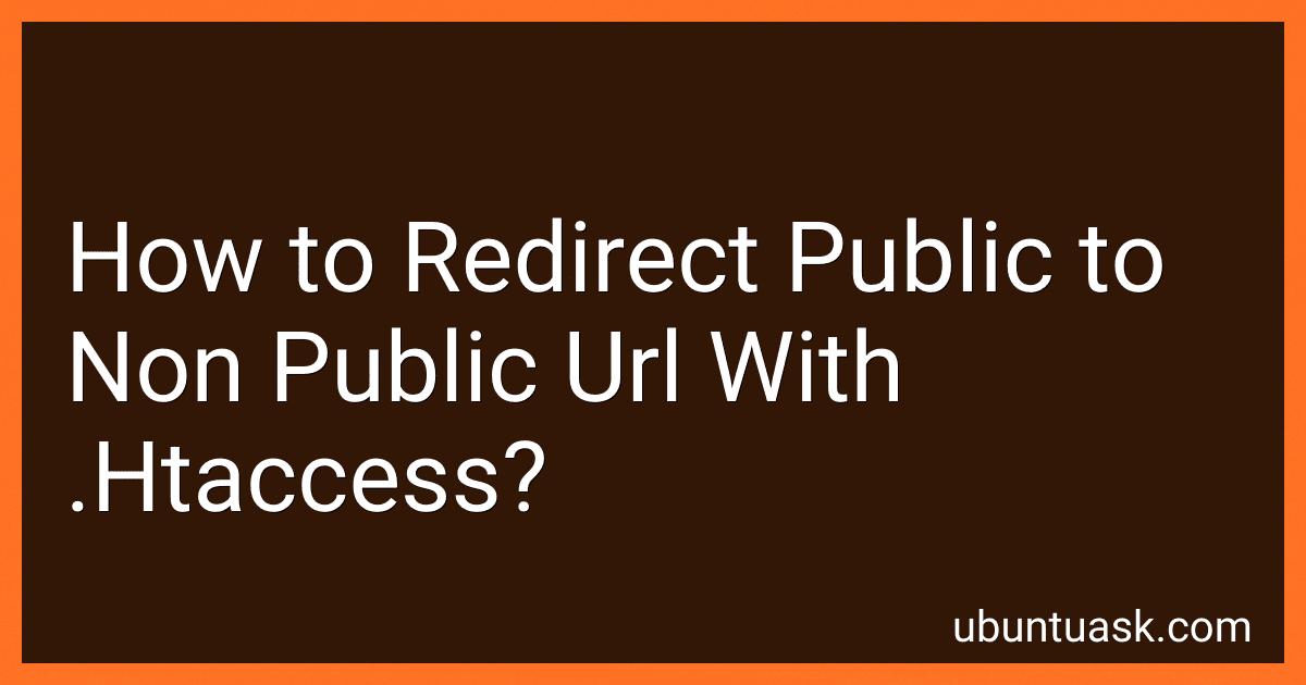 How to Redirect Public to Non Public Url With .Htaccess? preview