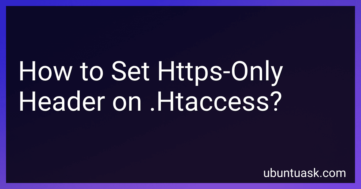 How to Set Https-Only Header on .Htaccess? preview