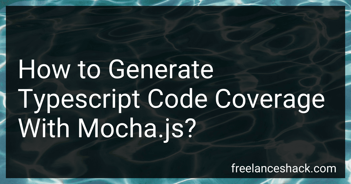How to Generate Typescript Code Coverage With Mocha.js? image