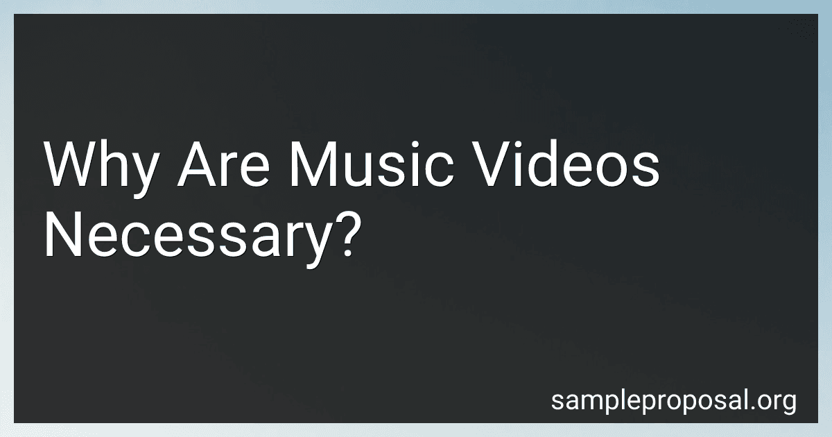 Why Are Music Videos Necessary? image