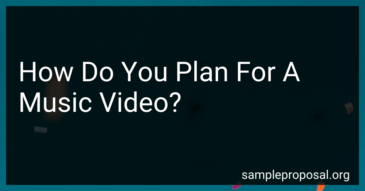 How Do You Plan For A Music Video? image