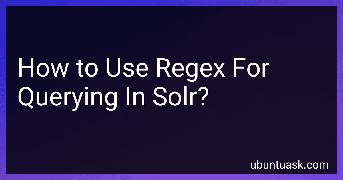 How to Use Regex For Querying In Solr? image