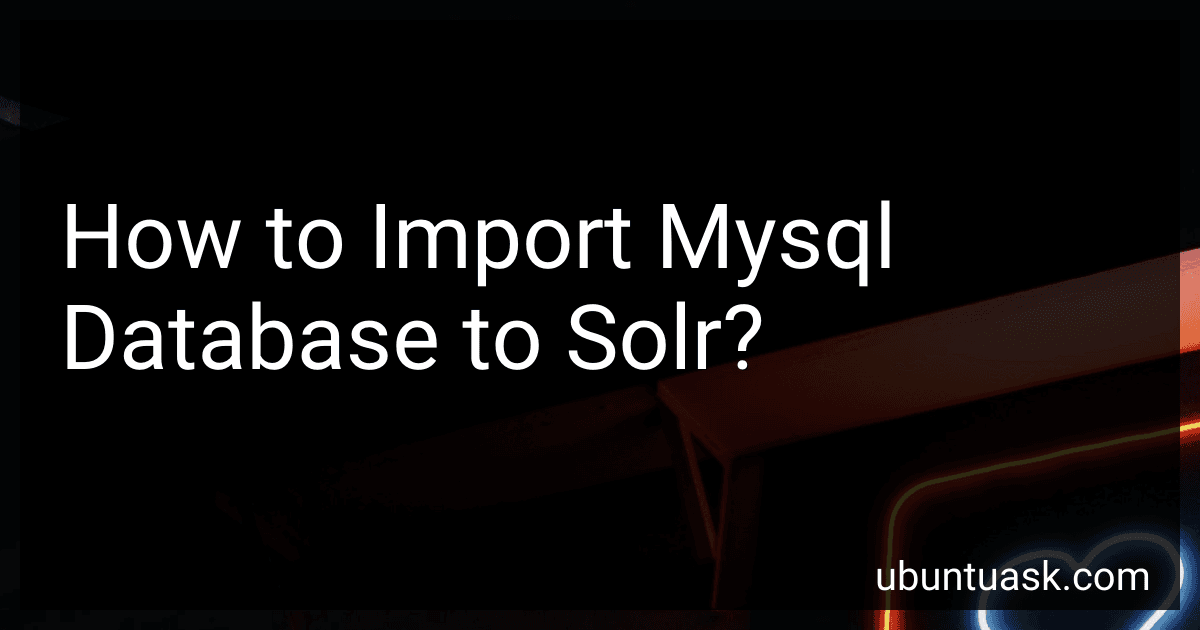 How to Import Mysql Database to Solr? image