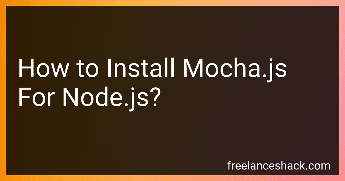 How to Install Mocha.js For Node.js? preview