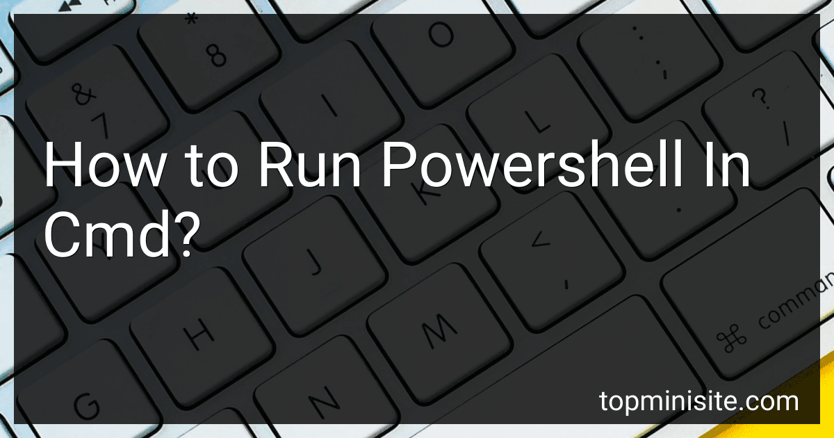 How to Run Powershell In Cmd? image