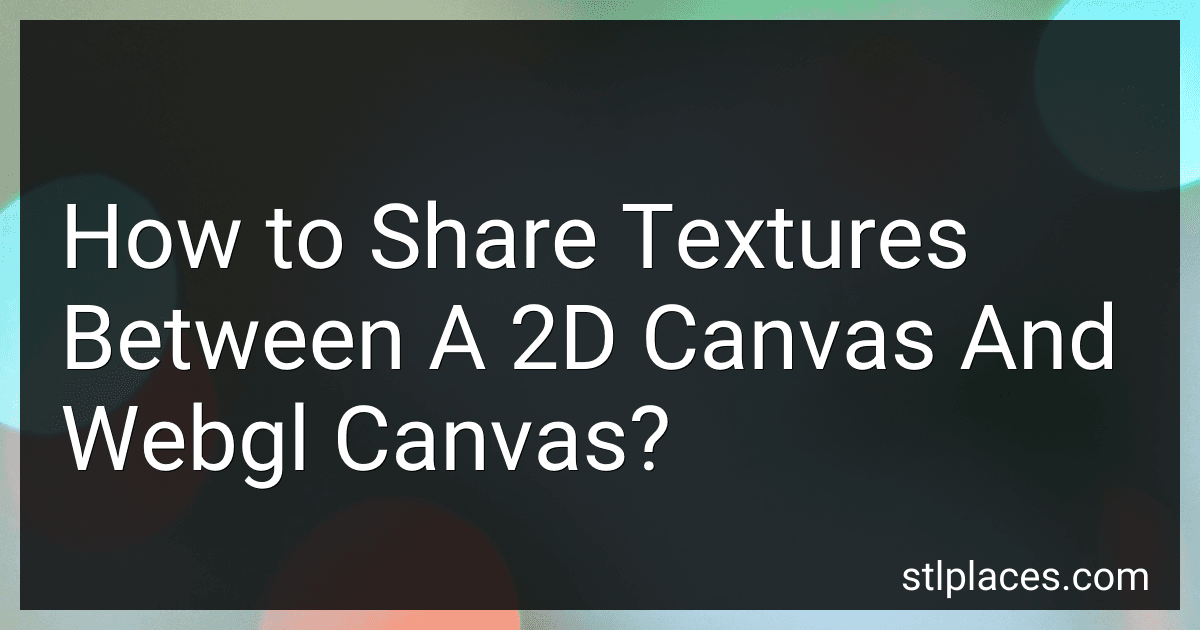 How to Share Textures Between A 2D Canvas And Webgl Canvas? preview