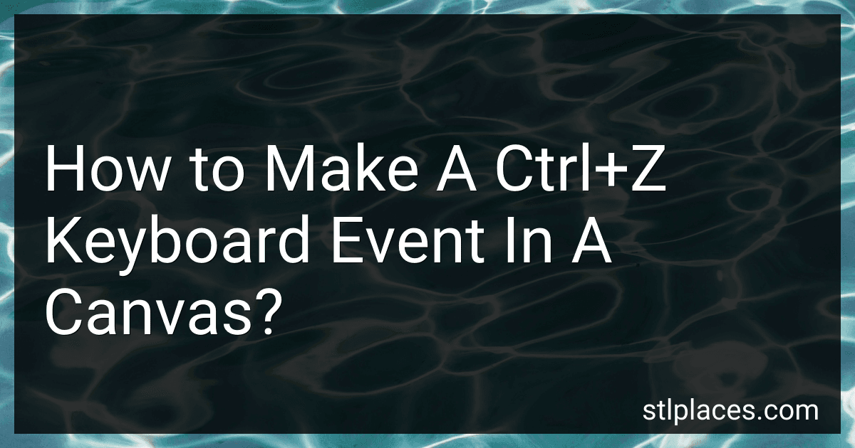 How to Make A Ctrl+Z Keyboard Event In A Canvas? preview