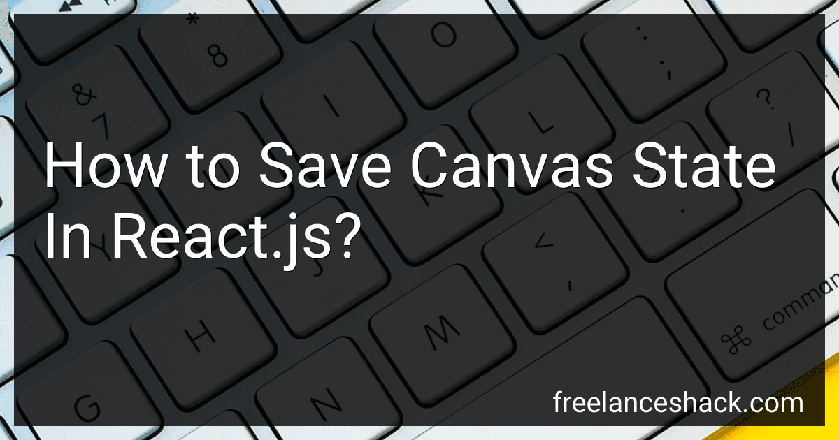 How to Save Canvas State In React.js? image