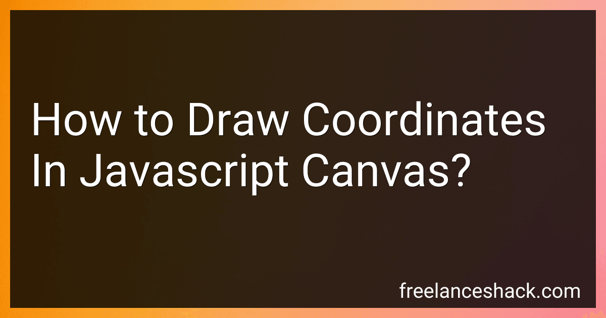 How to Draw Coordinates In Javascript Canvas? image