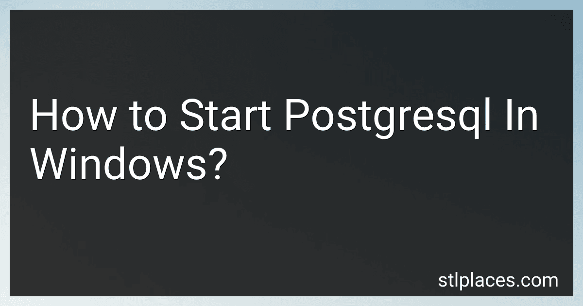 How to Start Postgresql In Windows? preview