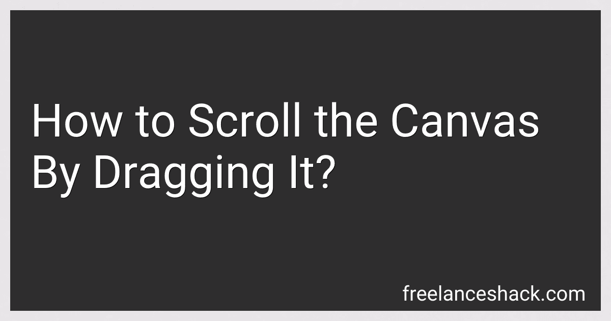 How to Scroll the Canvas By Dragging It? image