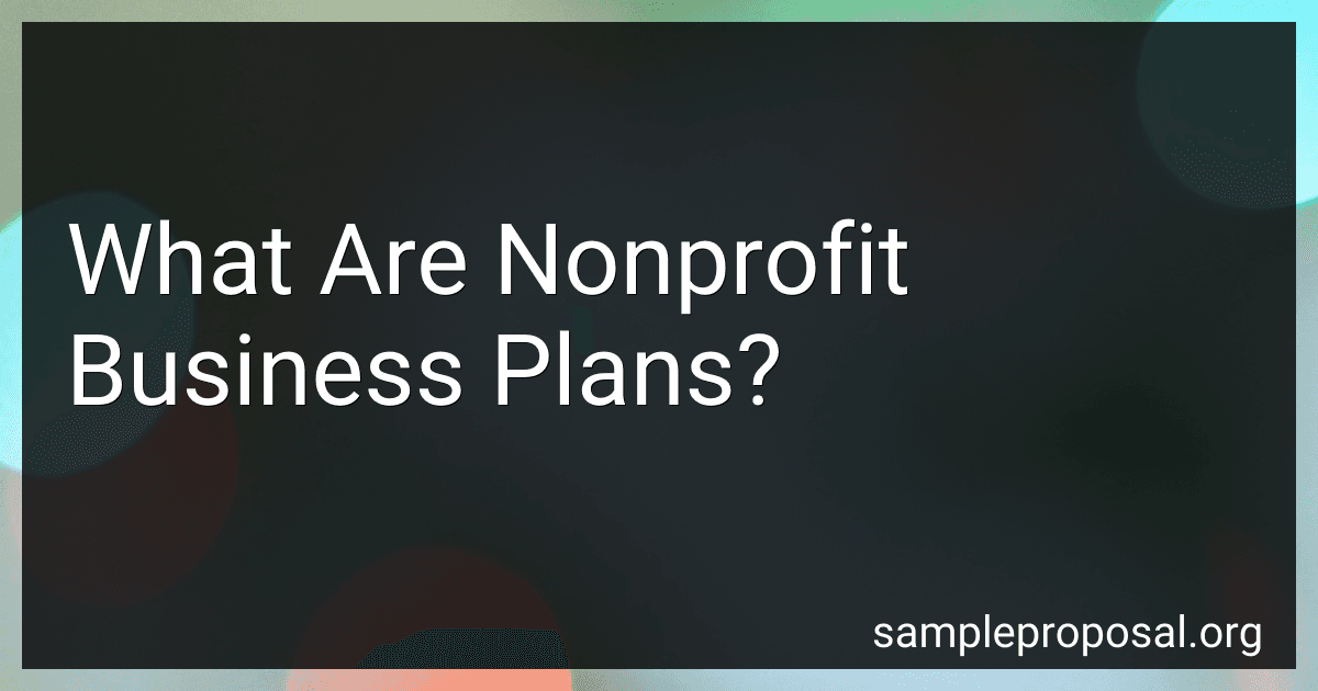 What Are Nonprofit Business Plans? image