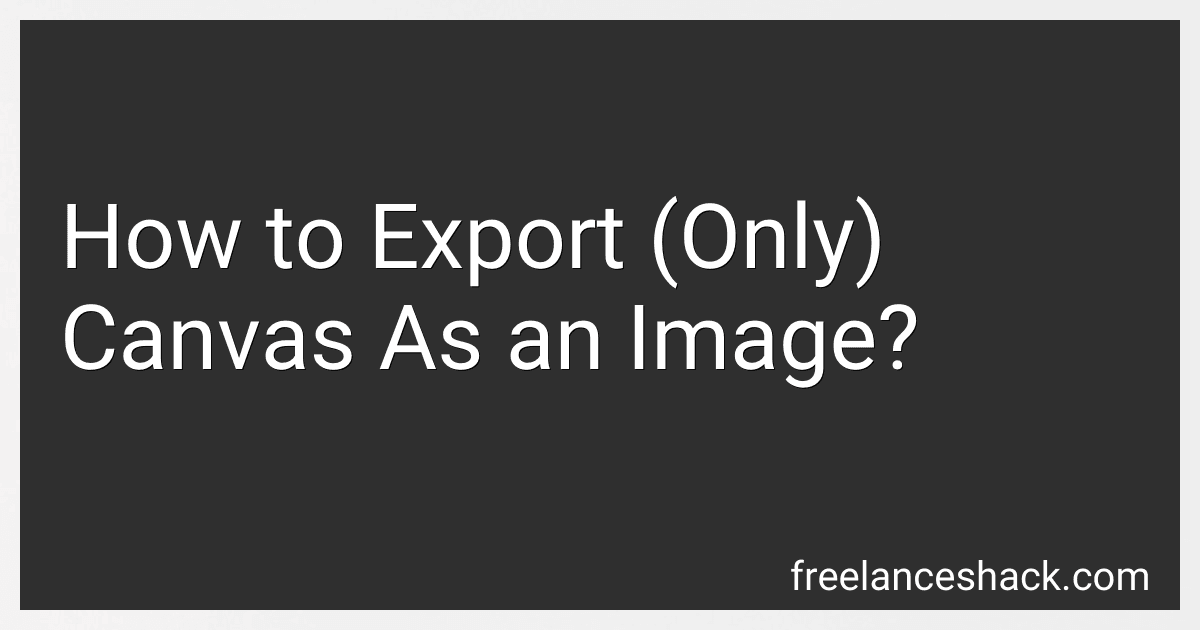 How to Export (Only) Canvas As an Image? preview