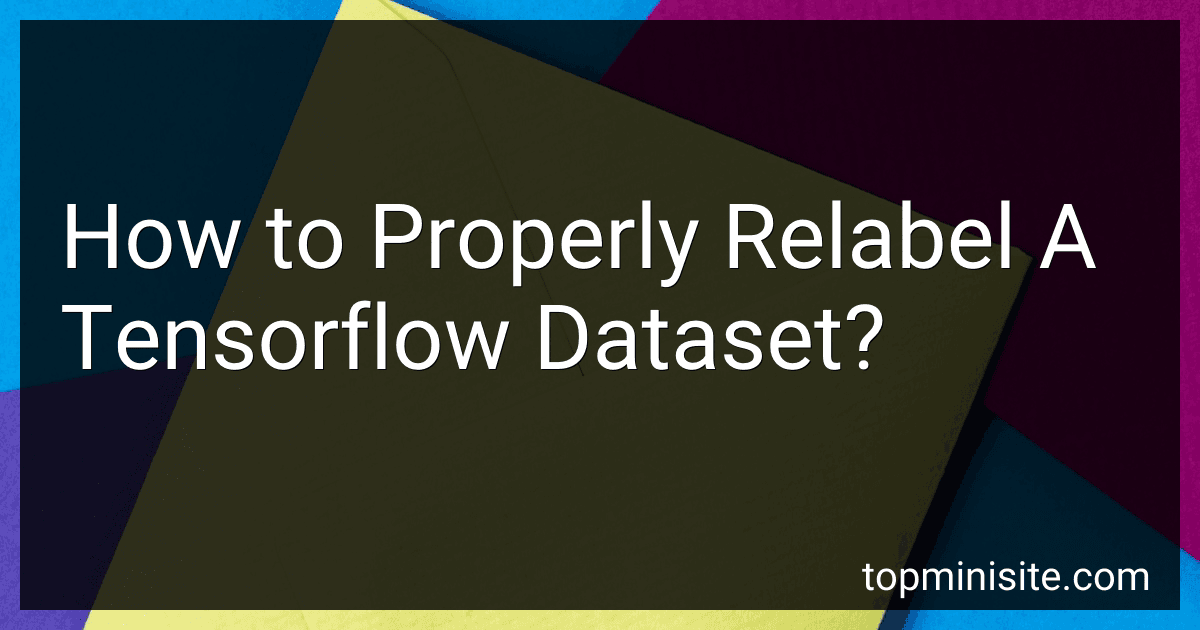 How to Properly Relabel A Tensorflow Dataset? preview