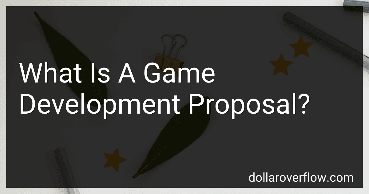 What Is A Game Development Proposal? image