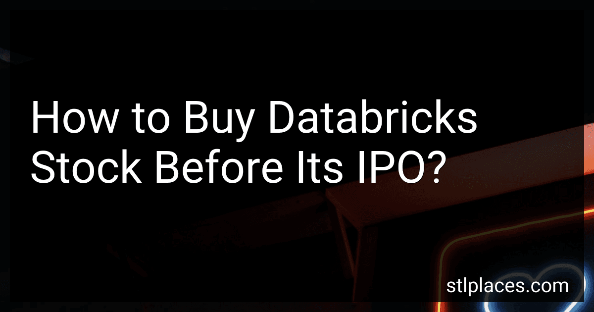 How to Buy Databricks Stock Before Its IPO? preview