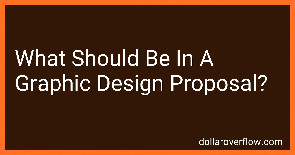 What Should Be In A Graphic Design Proposal? image