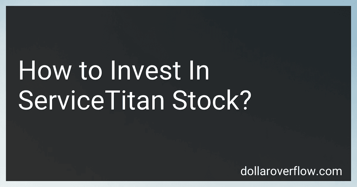 How to Invest In ServiceTitan Stock? image