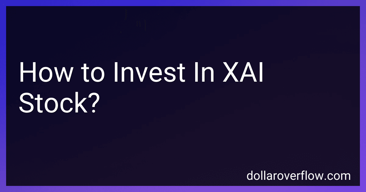 How to Invest In XAI Stock? image