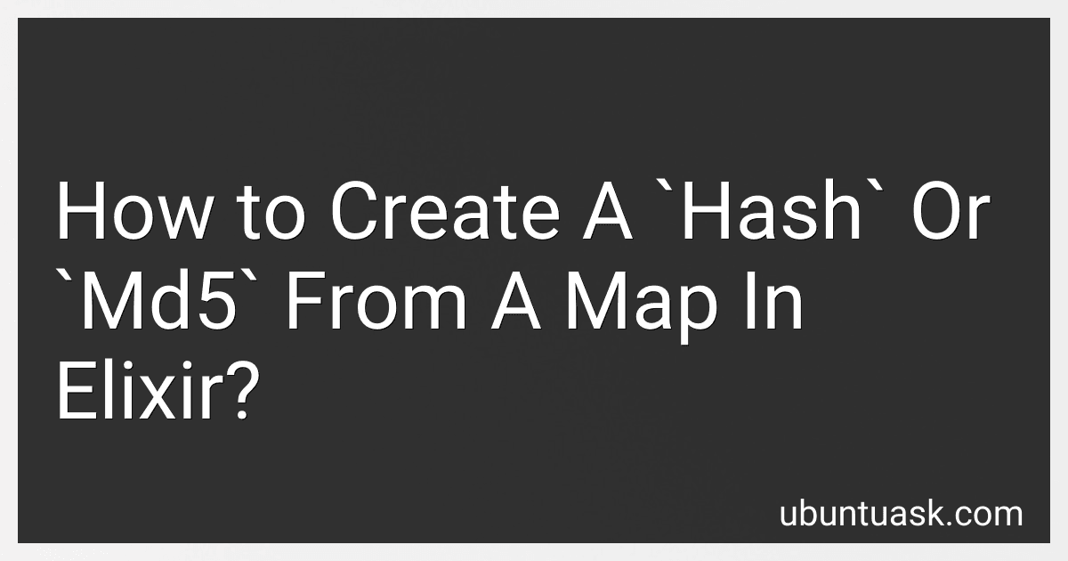 How to Create A `Hash` Or `Md5` From A Map In Elixir? preview