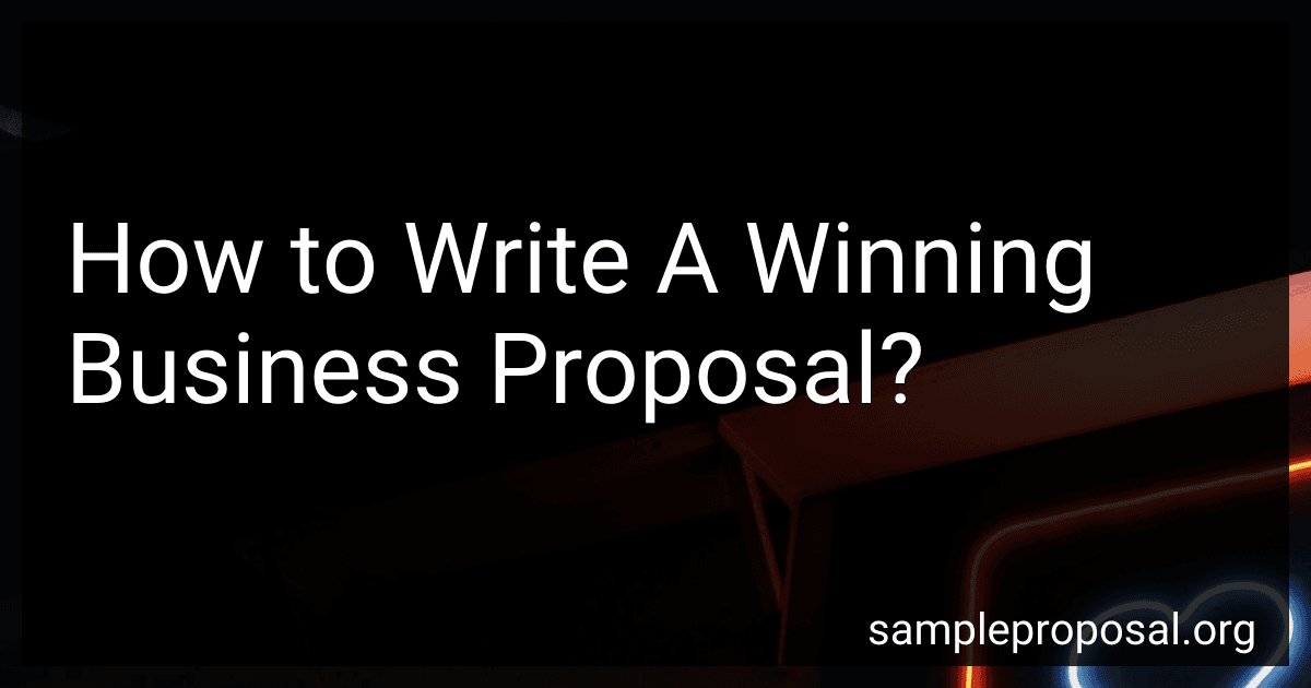 How to Write A Winning Business Proposal? image