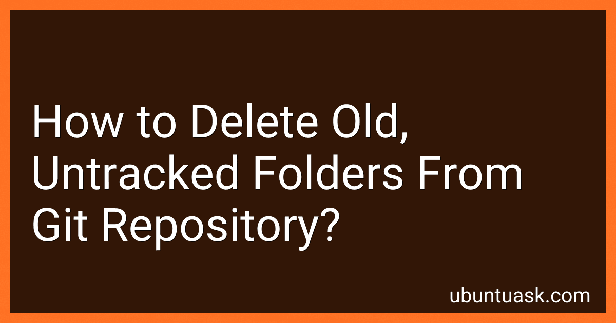 How to Delete Old, Untracked Folders From Git Repository? image