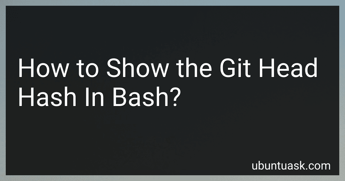How to Show the Git Head Hash In Bash? image