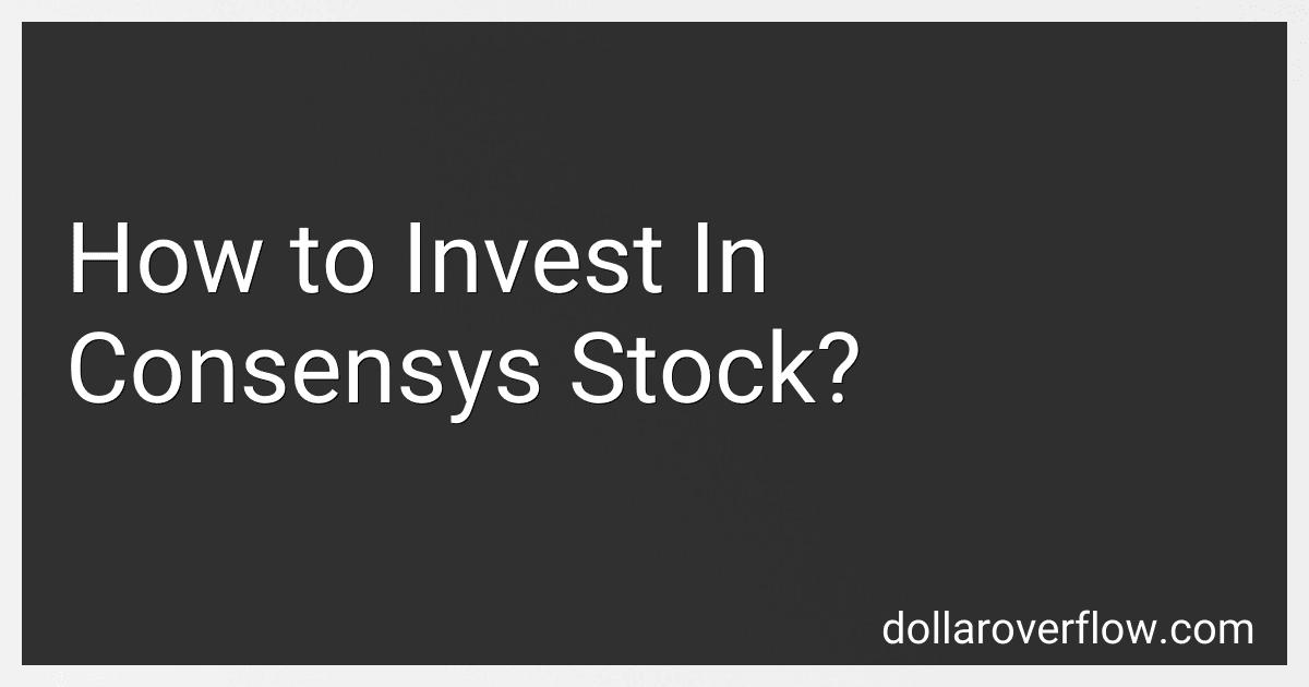 How to Invest In Consensys Stock? image
