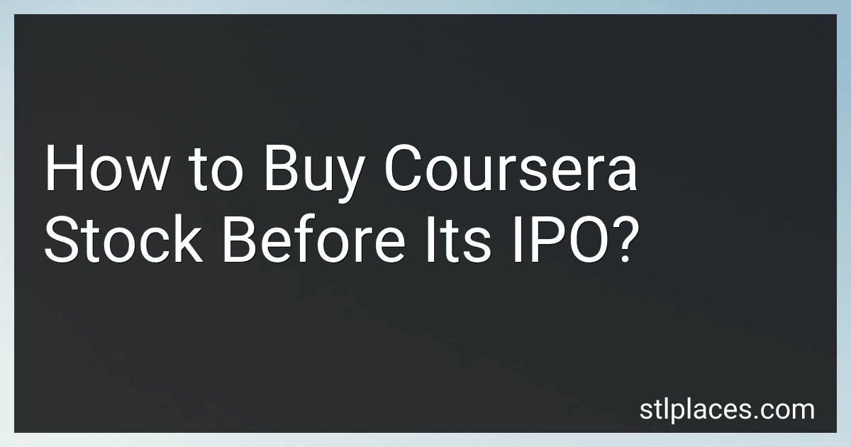 How to Buy Coursera Stock Before Its IPO? preview
