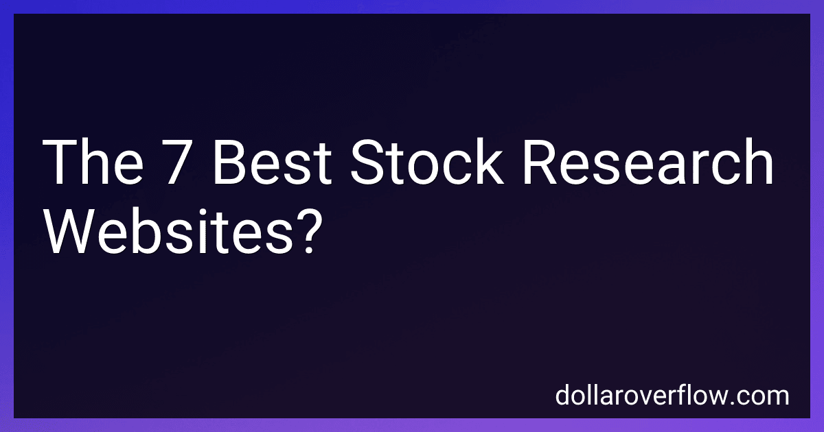 The 7 Best Stock Research Websites? image