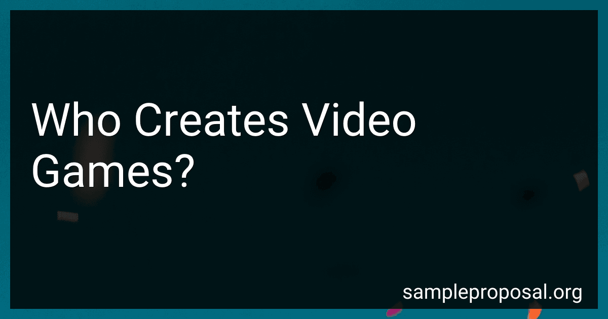 Who Creates Video Games? image