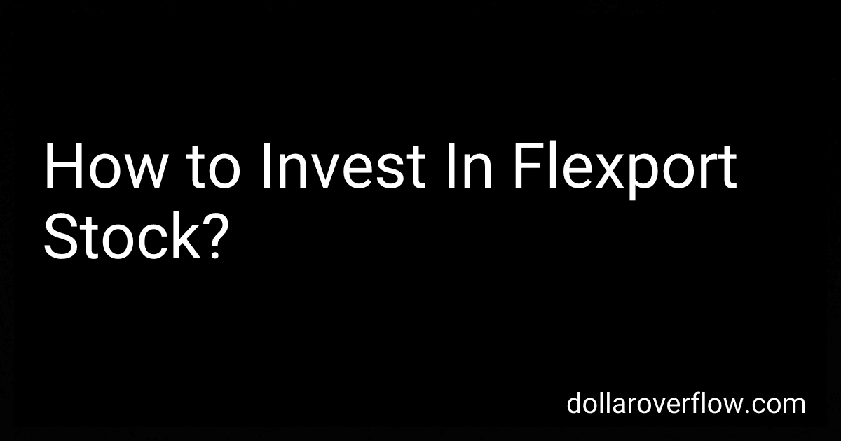 How to Invest In Flexport Stock? image