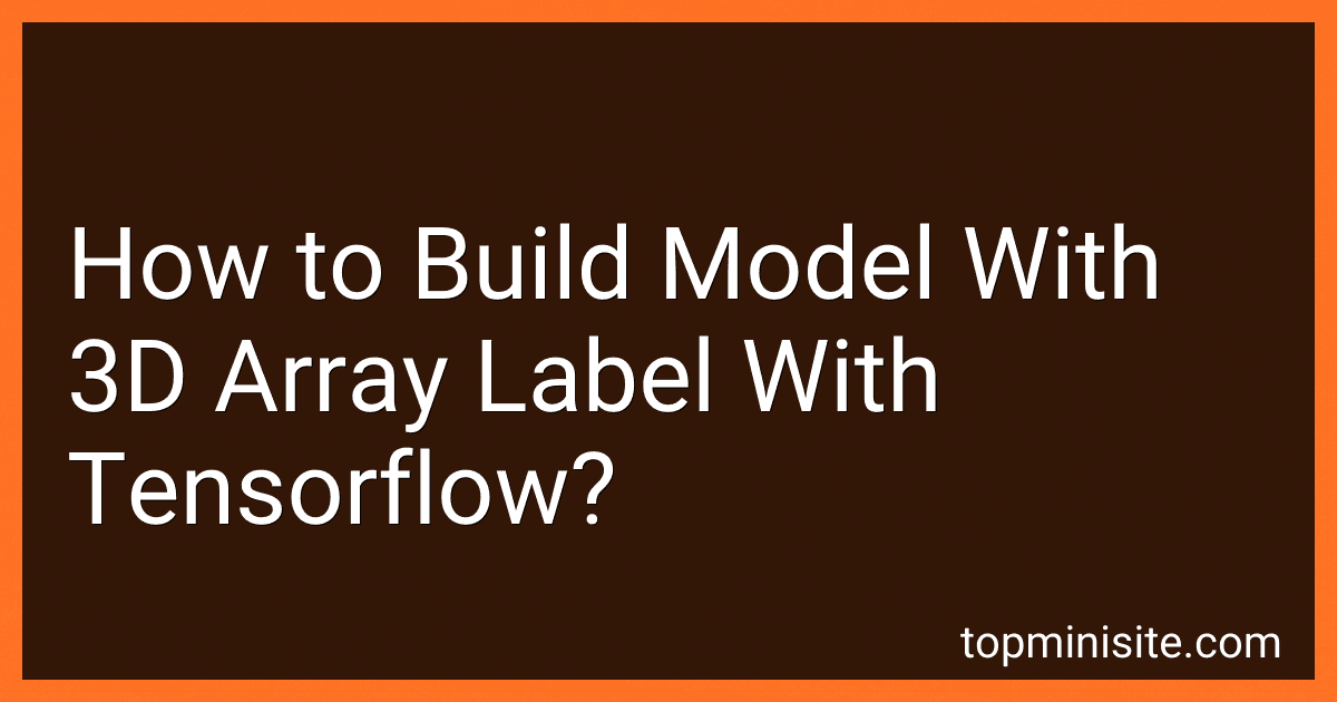 How to Build Model With 3D Array Label With Tensorflow? image