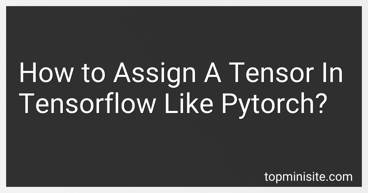 How to Assign A Tensor In Tensorflow Like Pytorch? image