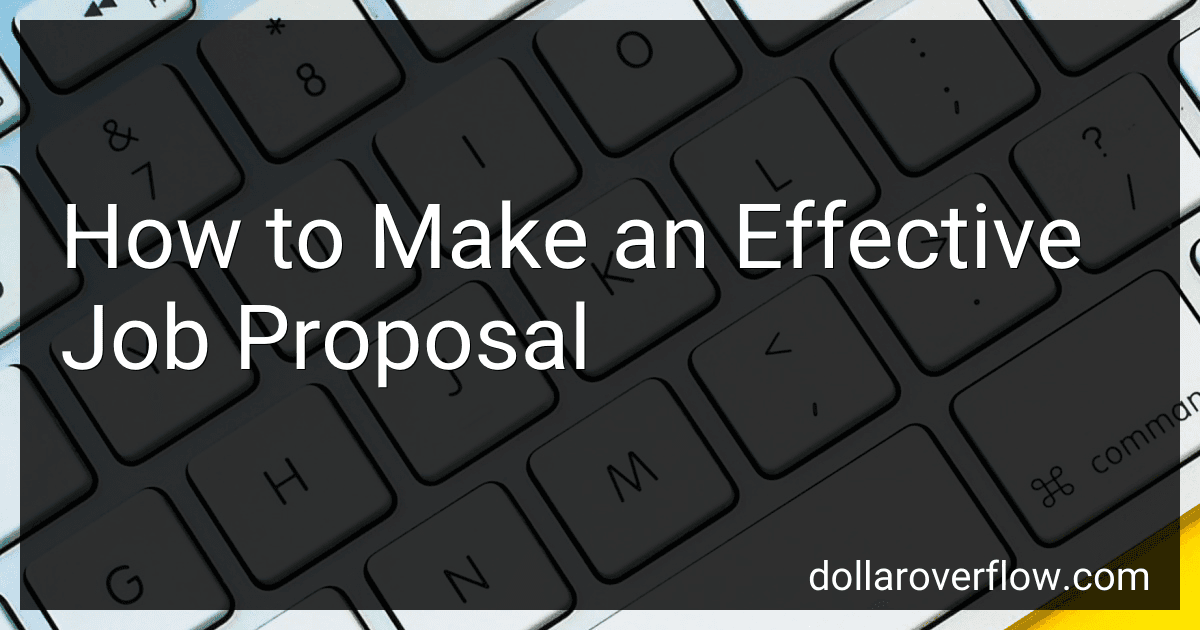 How to Make an Effective Job Proposal image