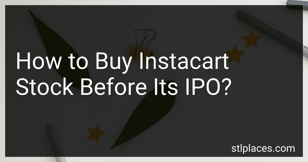 How to Buy Instacart Stock Before Its IPO? image