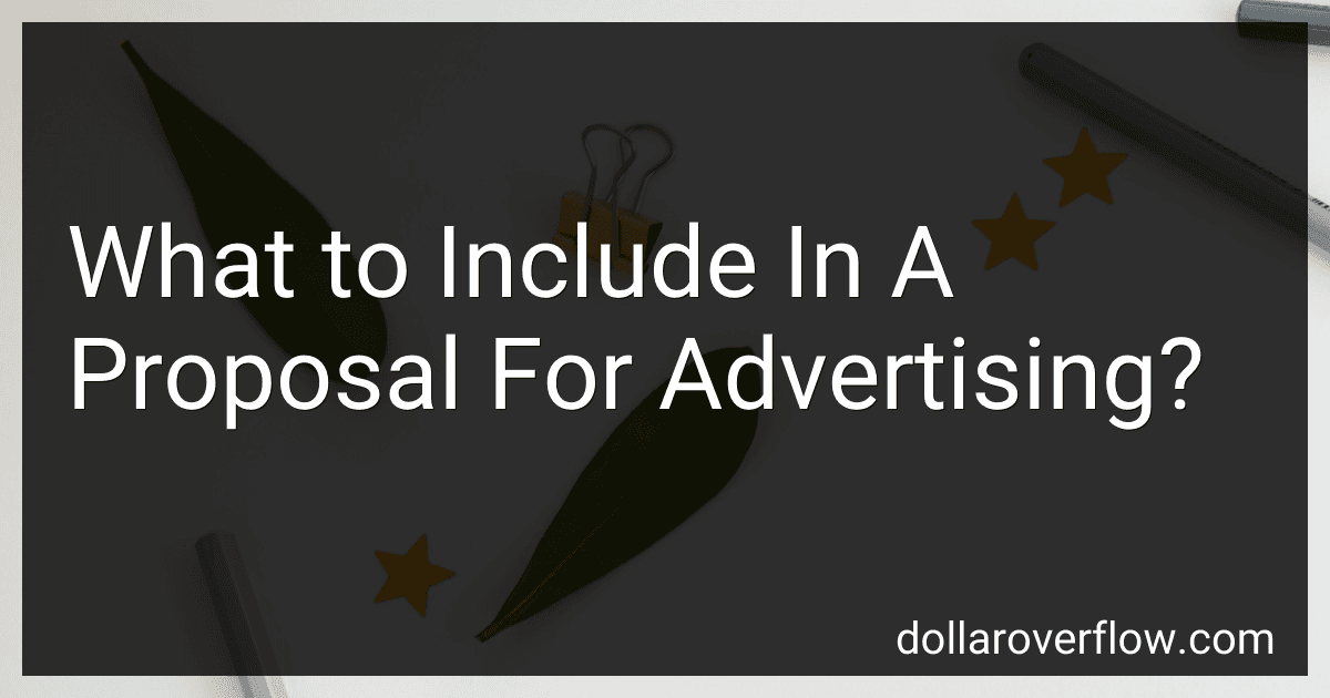 What to Include In A Proposal For Advertising? image