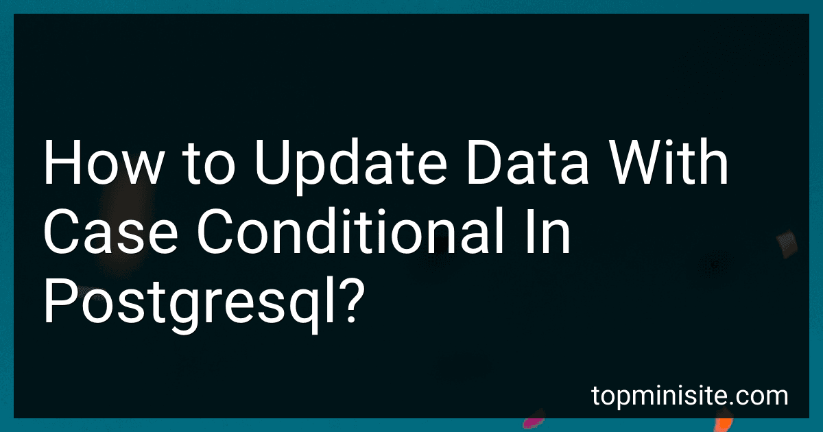 How to Update Data With Case Conditional In Postgresql? preview