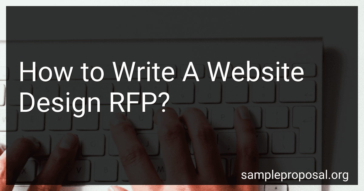 How to Write A Website Design RFP? image