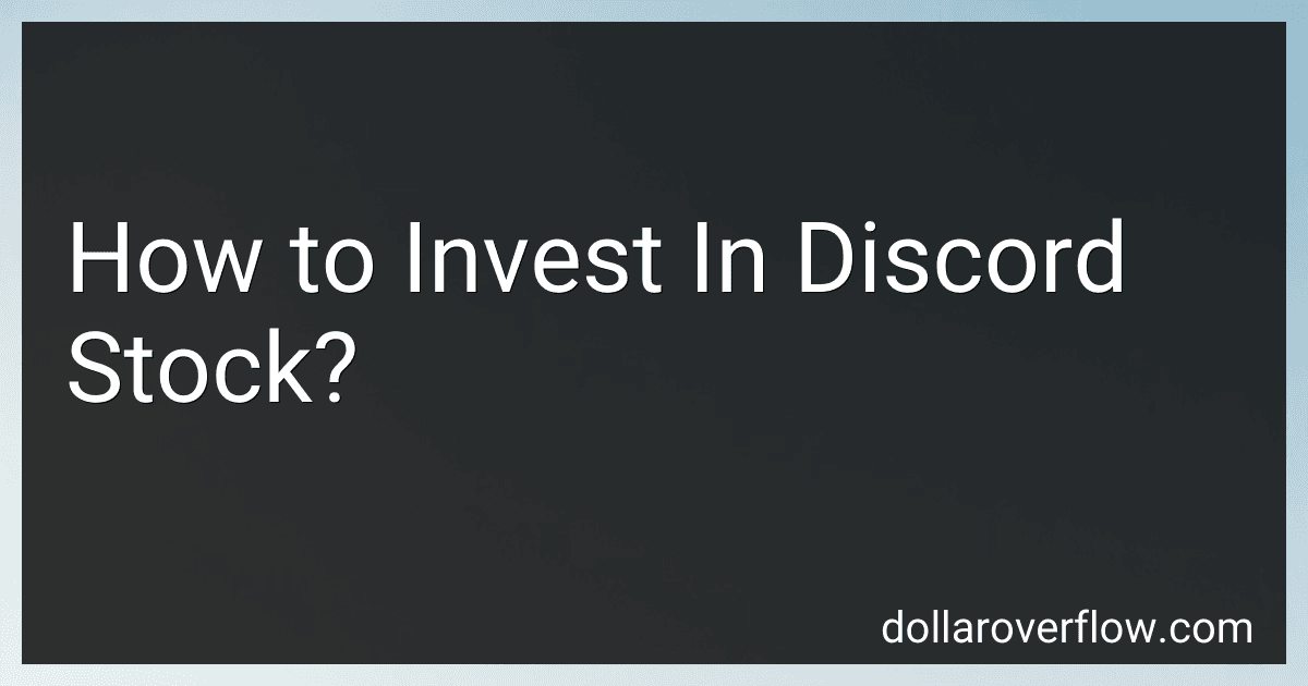 How to Invest In Discord Stock? image
