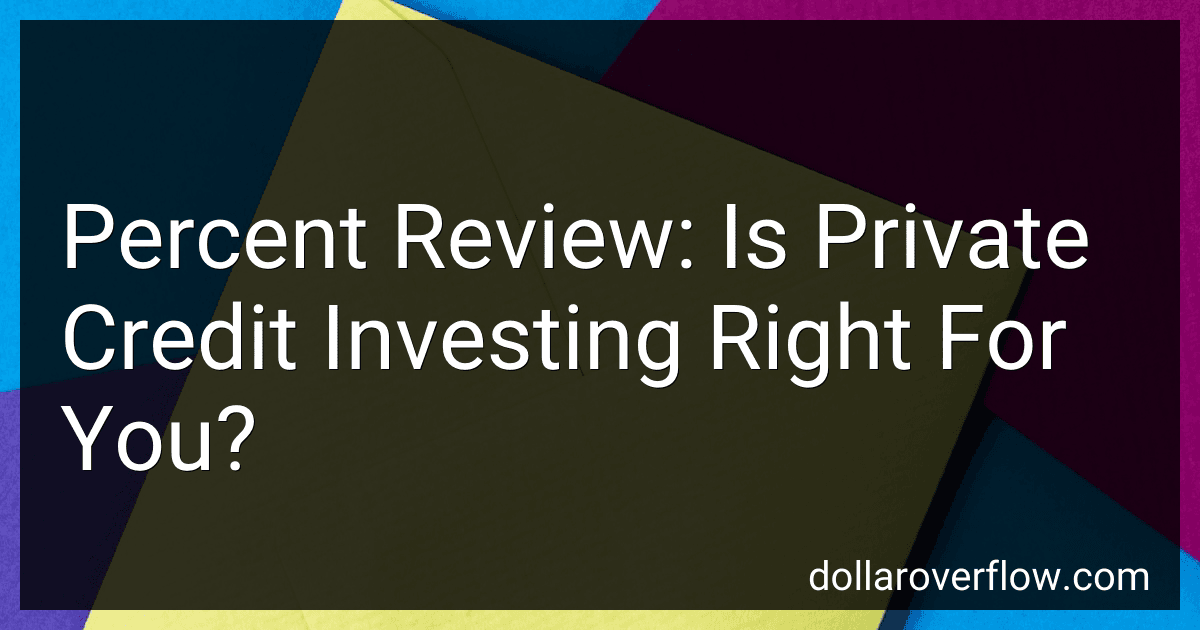 Percent Review: Is Private Credit Investing Right For You? image