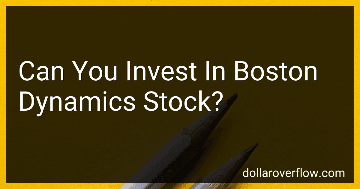 Can You Invest In Boston Dynamics Stock? image