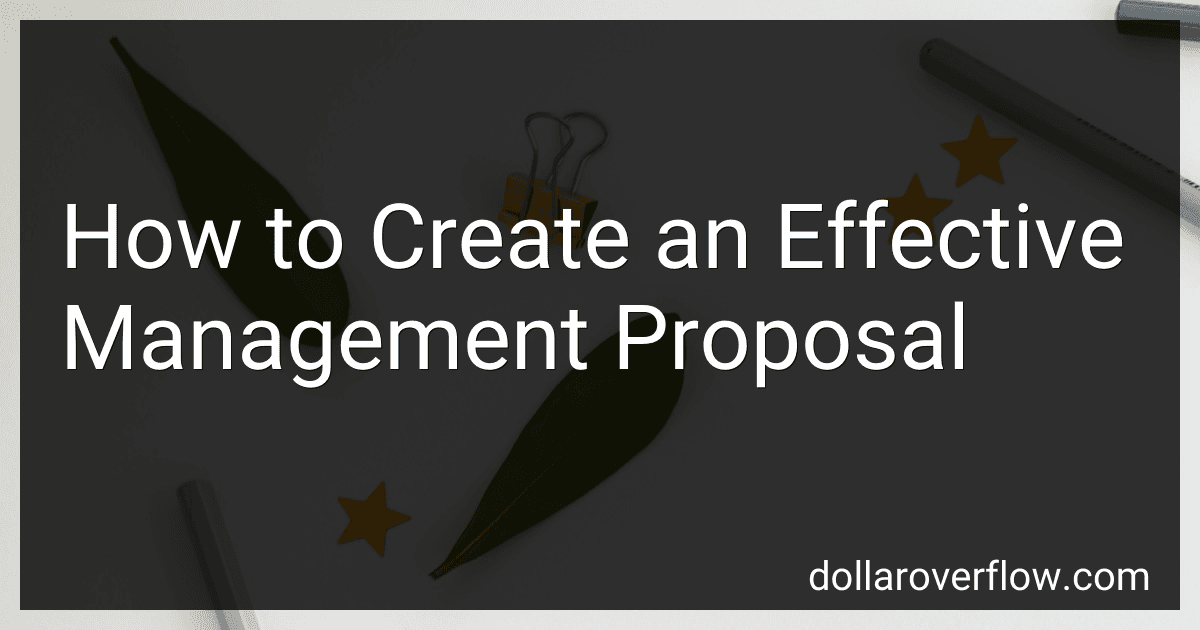 How to Create an Effective Management Proposal image