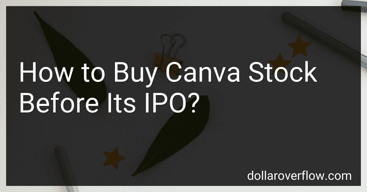 How to Buy Canva Stock Before Its IPO? image