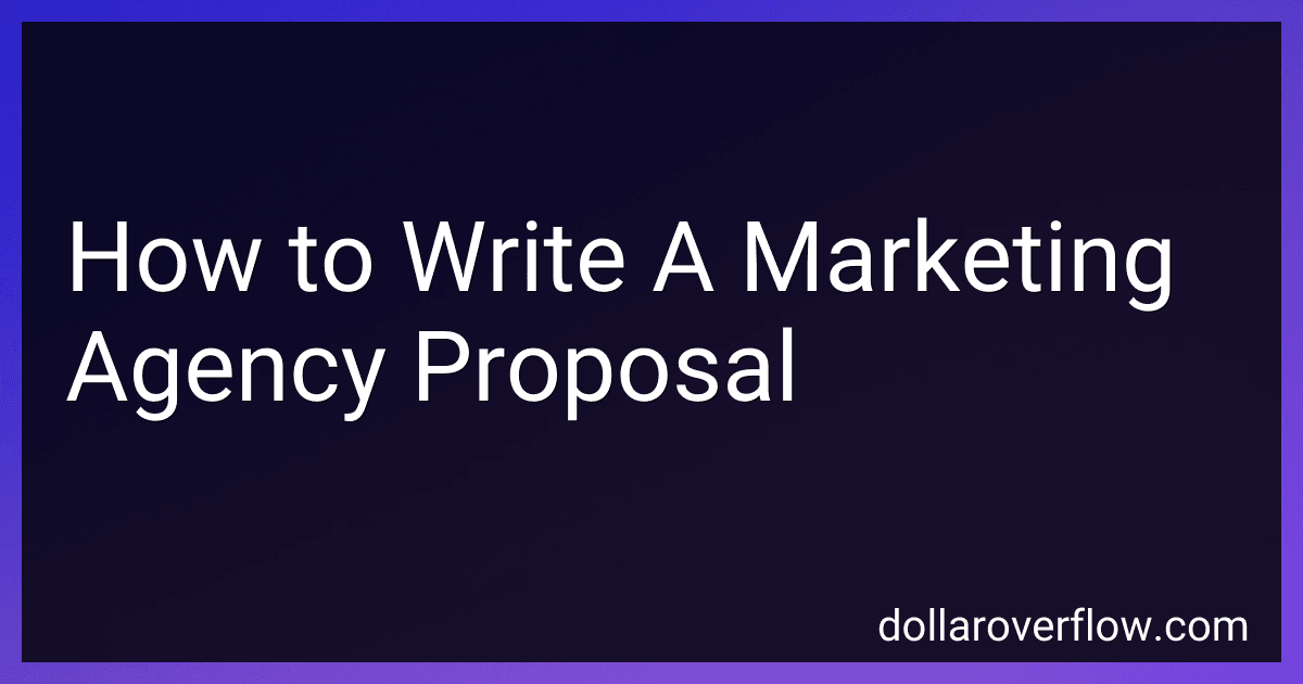 How to Write A Marketing Agency Proposal image