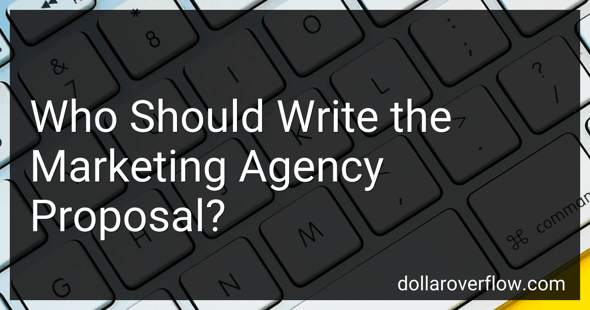 Who Should Write the Marketing Agency Proposal? image