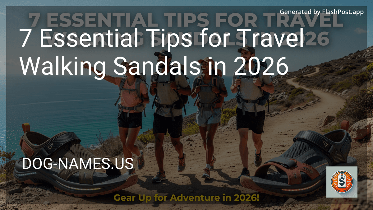 6 Essential Tips for Travel Walking Sandals in 2026 preview