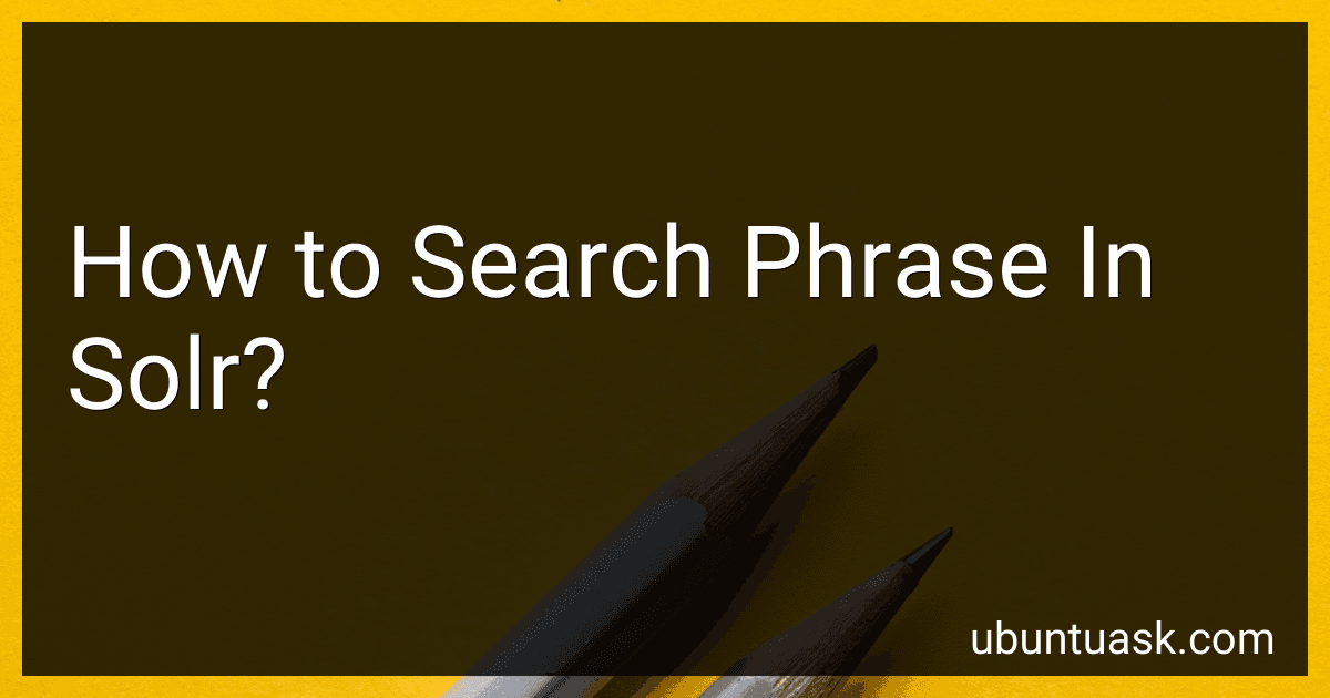 How to Search Phrase In Solr? image