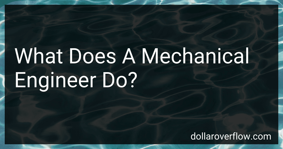 What Does A Mechanical Engineer Do? image